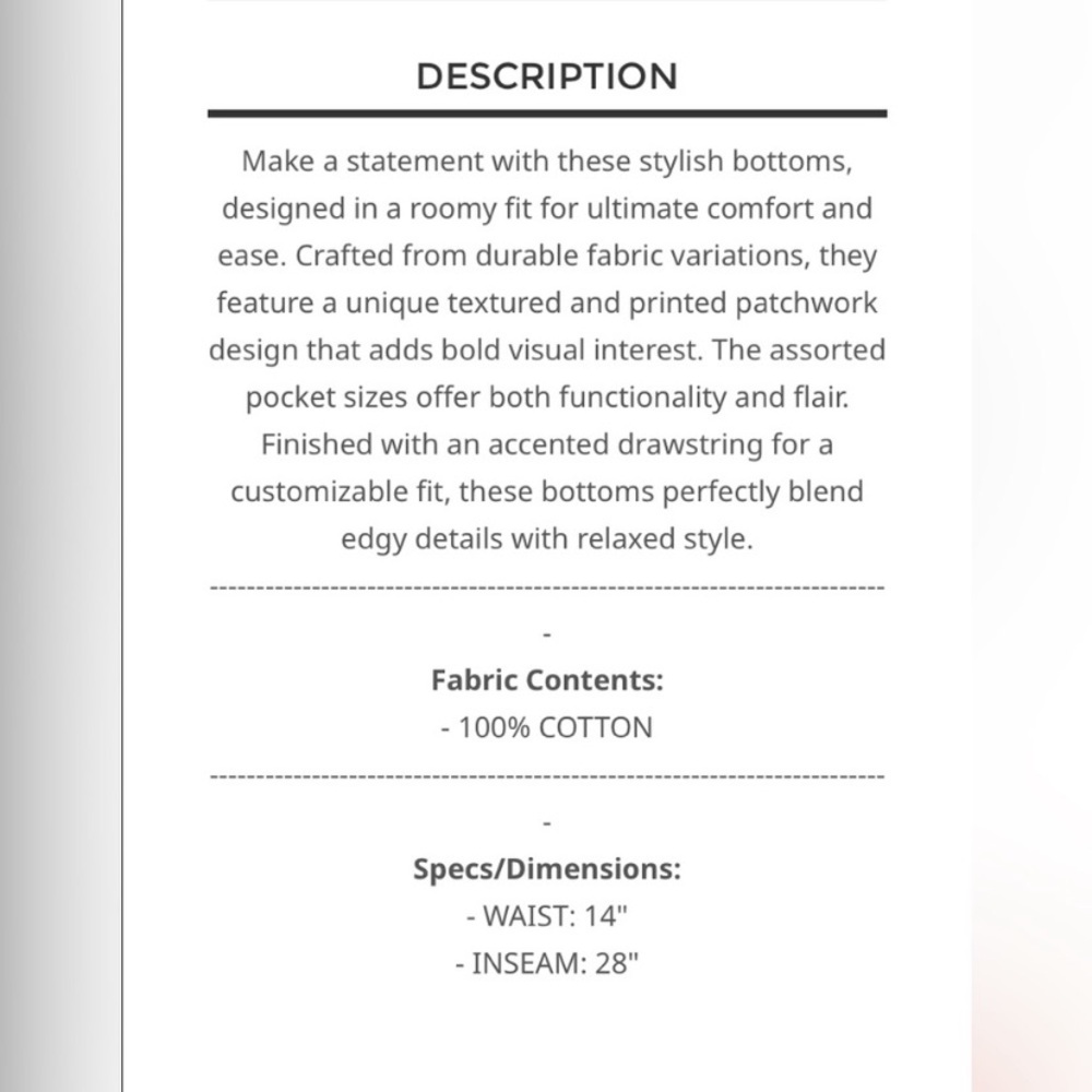 POL Leopard Patchwork Pants - Gray, Brown and Bla… - image 4